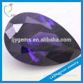 Hot Sale Pear Shape Rough Purple CZ Diamond Jewelry